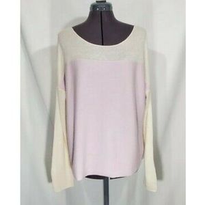 Vince colorblock cashmere sweater